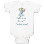 Baby Clothes Will You Be My Godmother Pregnancy Baby Announcement D Cotton