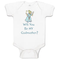 Baby Clothes Will You Be My Godmother Pregnancy Baby Announcement D Cotton