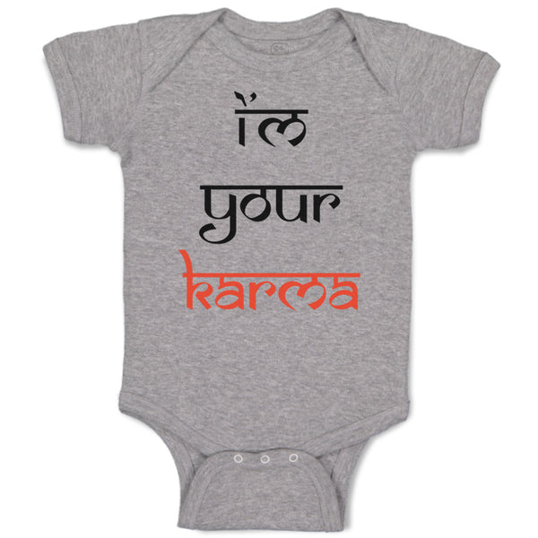 Baby Clothes I'M Your Karma Funny Humor Baby Bodysuits Boy & Girl Cotton