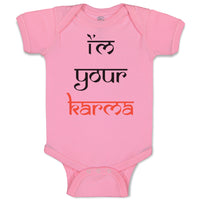 Baby Clothes I'M Your Karma Funny Humor Baby Bodysuits Boy & Girl Cotton