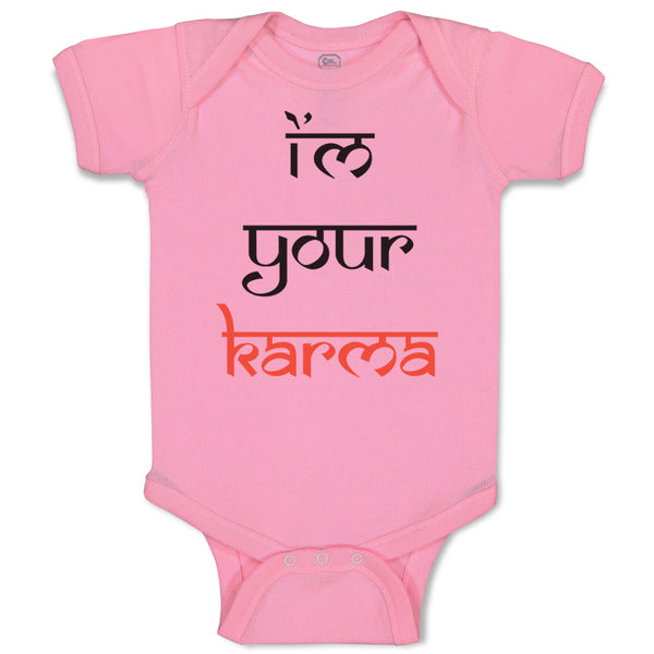 Baby Clothes I'M Your Karma Funny Humor Baby Bodysuits Boy & Girl Cotton