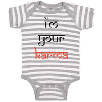 Baby Clothes I'M Your Karma Funny Humor Baby Bodysuits Boy & Girl Cotton