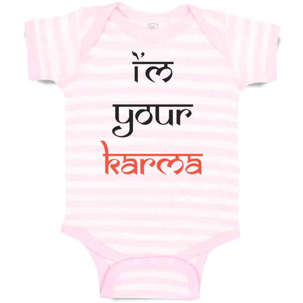 Baby Clothes I'M Your Karma Funny Humor Baby Bodysuits Boy & Girl Cotton