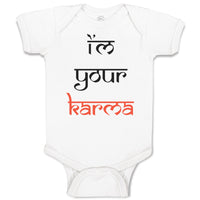 Baby Clothes I'M Your Karma Funny Humor Baby Bodysuits Boy & Girl Cotton