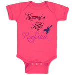 Baby Clothes Mommy's Little Rockstar Mom Mothers Day Baby Bodysuits Cotton