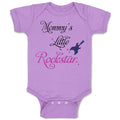 Baby Clothes Mommy's Little Rockstar Mom Mothers Day Baby Bodysuits Cotton