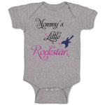 Baby Clothes Mommy's Little Rockstar Mom Mothers Day Baby Bodysuits Cotton