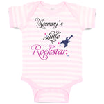 Baby Clothes Mommy's Little Rockstar Mom Mothers Day Baby Bodysuits Cotton