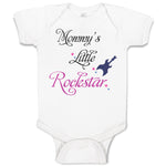 Baby Clothes Mommy's Little Rockstar Mom Mothers Day Baby Bodysuits Cotton
