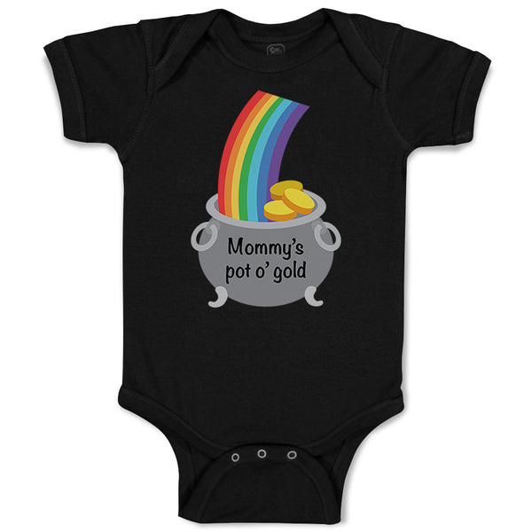 Baby Clothes Mommy's Pot Gold Mom Mothers Day Baby Bodysuits Boy & Girl Cotton