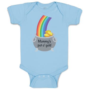 Baby Clothes Mommy's Pot Gold Mom Mothers Day Baby Bodysuits Boy & Girl Cotton
