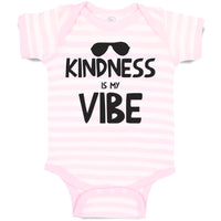 Baby Clothes Kindness Is My Vibe Funny Humor Baby Bodysuits Boy & Girl Cotton