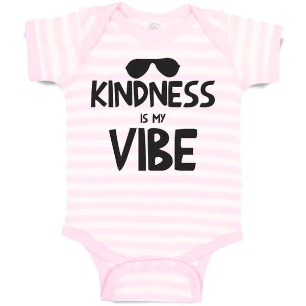 Baby Clothes Kindness Is My Vibe Funny Humor Baby Bodysuits Boy & Girl Cotton