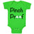 Baby Clothes Pinch Proof Shamrock St Patrick's Funny Humor Baby Bodysuits Cotton