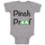 Baby Clothes Pinch Proof Shamrock St Patrick's Funny Humor Baby Bodysuits Cotton