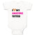 Baby Clothes I Love My Amazing Sister Family & Friends Sister Baby Bodysuits