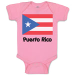 Baby Clothes Puerto Rico Flag Baby Bodysuits Boy & Girl Newborn Clothes Cotton