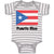Baby Clothes Puerto Rico Flag Baby Bodysuits Boy & Girl Newborn Clothes Cotton