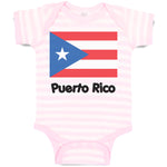 Baby Clothes Puerto Rico Flag Baby Bodysuits Boy & Girl Newborn Clothes Cotton
