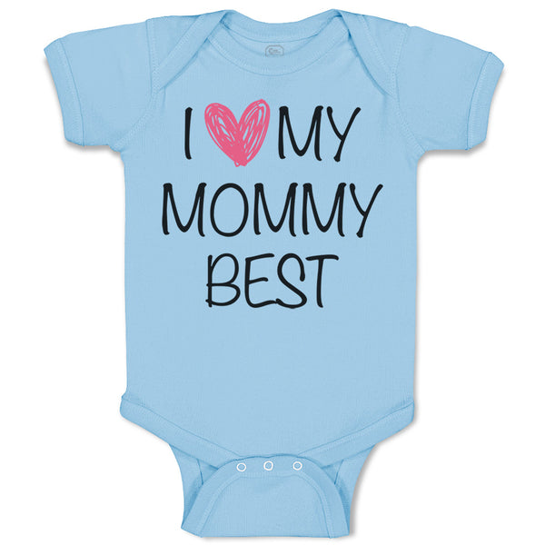 Baby Clothes I Love My Mommy Best Funny Baby Bodysuits Boy & Girl Cotton