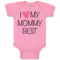 Baby Clothes I Love My Mommy Best Funny Baby Bodysuits Boy & Girl Cotton