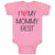 Baby Clothes I Love My Mommy Best Funny Baby Bodysuits Boy & Girl Cotton