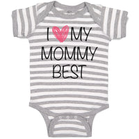 Baby Clothes I Love My Mommy Best Funny Baby Bodysuits Boy & Girl Cotton