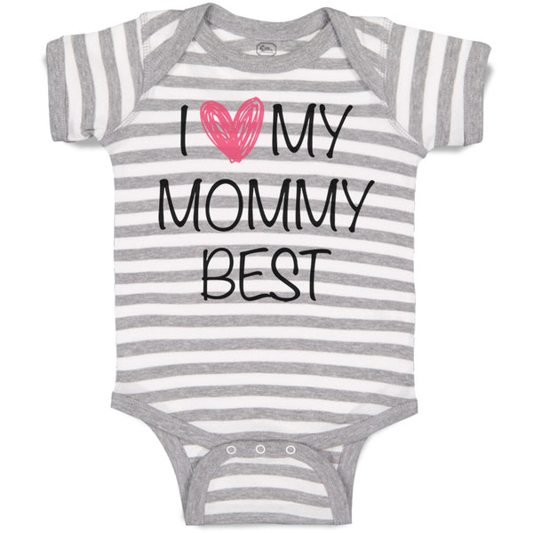 Baby Clothes I Love My Mommy Best Funny Baby Bodysuits Boy & Girl Cotton
