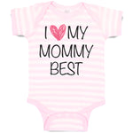 Baby Clothes I Love My Mommy Best Funny Baby Bodysuits Boy & Girl Cotton