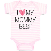 Baby Clothes I Love My Mommy Best Funny Baby Bodysuits Boy & Girl Cotton