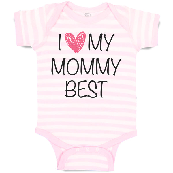 Baby Clothes I Love My Mommy Best Funny Baby Bodysuits Boy & Girl Cotton