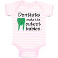 Baby Clothes Dentists Make The Cutest Babies Teeth Dental Baby Bodysuits Cotton