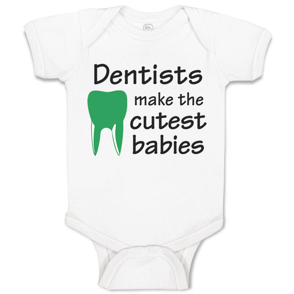 Baby Clothes Dentists Make The Cutest Babies Teeth Dental Baby Bodysuits Cotton