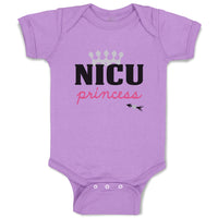 Baby Clothes Nicu Princess Preemie Girly Princess Baby Bodysuits Cotton