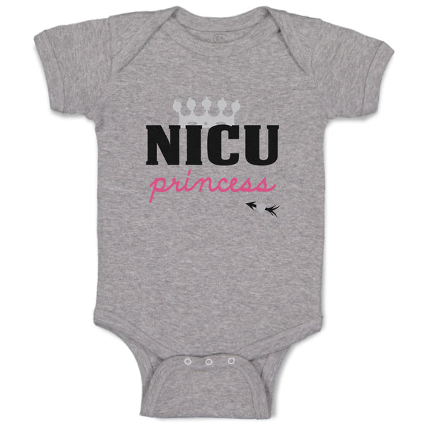 Baby Clothes Nicu Princess Preemie Girly Princess Baby Bodysuits Cotton