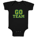Baby Clothes Go Team Green Inspiration & Motivation Sports Baby Bodysuits Cotton