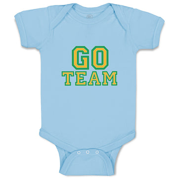 Baby Clothes Go Team Green Inspiration & Motivation Sports Baby Bodysuits Cotton