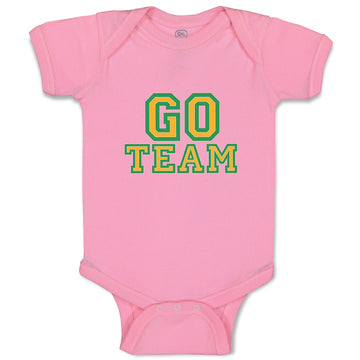 Baby Clothes Go Team Green Inspiration & Motivation Sports Baby Bodysuits Cotton