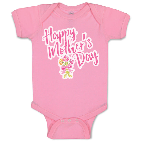 Baby Clothes Happy Mother's Day Baby Bodysuits Boy & Girl Newborn Clothes Cotton