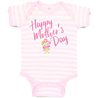 Baby Clothes Happy Mother's Day Baby Bodysuits Boy & Girl Newborn Clothes Cotton