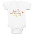 Baby Clothes I Love You Mommy Mom Mothers Day Baby Bodysuits Boy & Girl Cotton