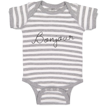 Baby Clothes Bonjour Valentines Love Baby Bodysuits Boy & Girl Cotton