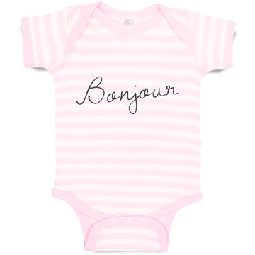 Baby Clothes Bonjour Valentines Love Baby Bodysuits Boy & Girl Cotton