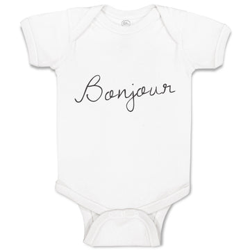 Baby Clothes Bonjour Valentines Love Baby Bodysuits Boy & Girl Cotton