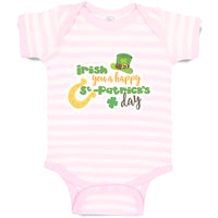 Baby Clothes Irish You A Happy St Patrick's Day Irish Baby Bodysuits Cotton