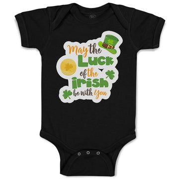 Baby Clothes May The Luck of The Irish Be with You St Patrick's Baby Bodysuits