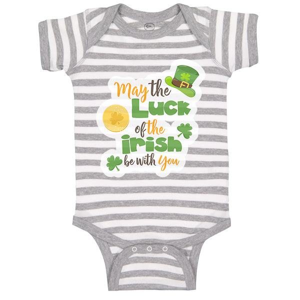Baby Clothes May The Luck of The Irish Be with You St Patrick's Baby Bodysuits