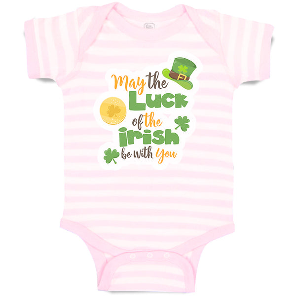 Baby Clothes May The Luck of The Irish Be with You St Patrick's Baby Bodysuits