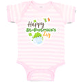 Baby Clothes Happy St Patrick's Day Irish St Patrick's Baby Bodysuits Cotton