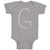 Baby Clothes Capital G School Teacher Baby Bodysuits Boy & Girl Cotton